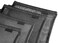 Topfinder Clear Cosmetic Bags Zip Makeup Mesh Bags Pencil Case Pouch Travel Toiletry Kit Set Storage Case (Black