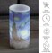 Lavish Home Flameless Candle - Van Gogh Starry Night Battery Operated LED Candle with Remote and Flickering Light - Candles for D&eacute;cor