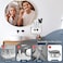 WEKITY Toothbrush Holder Wall Mounted, Multi-Functional Toothbrush and Toothpaste Dispenser for Bathroom, with 5 Toothbrush Slots, 2 Toothpaste Squeezers and 4 Cups(Grey