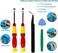 Veanic 2-Pack 3D Replacement Joystick Analog Thumb Stick for Switch Joy-Con Controller - Include Tri-Wing, Cross Screwdriver, Pry Tools4 Thumbstick Caps
