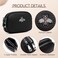 imeetu Women Leather Coin Purse, Small 2 Zippered Change Pouch Wallet