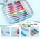 Mayboos 96 Pack Crochet Hooks Set, Ergonomic Knitting Needle Weave Yarn Kits with Storage Case and Crochet Needle Accessories for Beginners and Experienced Crochet Hook Lovers