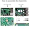GeeekPi Cluster Case for Pi 4/3 Models, FanHeatsinks for Cooling