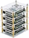 GeeekPi Cluster Case for Pi 4/3 Models, FanHeatsinks for Cooling
