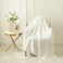 EMME (White- Muslin Baby Swaddle Blankets 100% Cotton Oversized 140cm x 190cm Super Soft Premium 4 Layer Swaddle Blanket for Newborns Kids Breathable Shower Blanket for Boys and Girls Gift (White