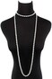 'Fashion Faux Pearls Pendants 1920s Beads Cluster Long Pearl Necklace for Costume Party Jewelry 55'''