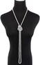 'Fashion Faux Pearls Pendants 1920s Beads Cluster Long Pearl Necklace for Costume Party Jewelry 55'''