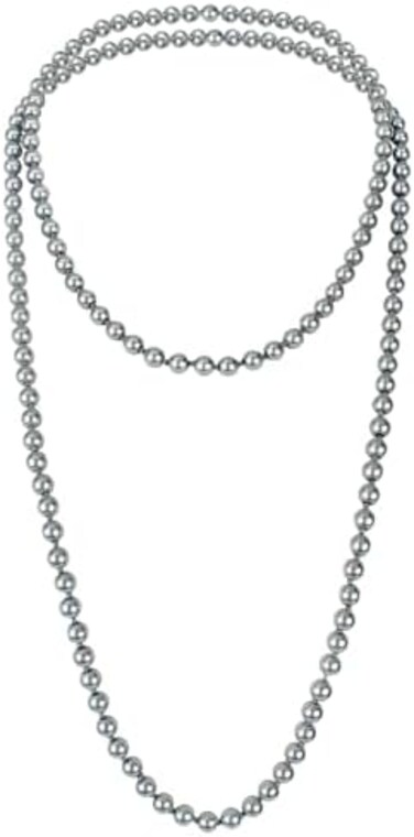'Fashion Faux Pearls Pendants 1920s Beads Cluster Long Pearl Necklace for Costume Party Jewelry 55'''