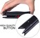 Easyoulife RFID Genuine Leather Bifold ID/Business Credit Card Case Holder for Men Slim Front Pocket Wallet Button, Black, Rfid Wallet