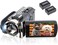kicteck Video Camera Camcorder Digital YouTube Vlogging Camera Recorder Full HD 1080P 15fps 24MP 3.0 Inch 270 Degree Rotation LCD 16X Digital Zoom Camcorder with 2 Batteries(604S