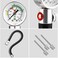 eBall Ball Pump with Pressure Gauge, Sports Ball Air Pump with Inflation NeedlesPressure Release Valve for Basketball, Football, Soccer Ball, Rugby, Volleyball and Other Inflatable Balls