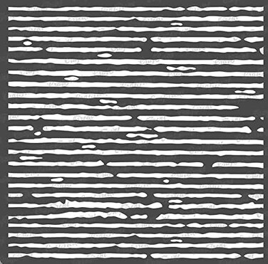 CrafTreat Stencil - Corrugated - Reusable Painting Template for Journal Notebook Home Decor Crafting DIY Albums Scrapbook and Printing on Paper Floor Wall Tile Fabric Wood 6x6 inches
