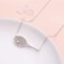 DAOCHONG S925 Sterling Silver Jewelry Tennis Racket Sports Pendant Necklace Gift for Women Tennis lover 18 inches to 20 inches
