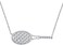 DAOCHONG S925 Sterling Silver Jewelry Tennis Racket Sports Pendant Necklace Gift for Women Tennis lover 18 inches to 20 inches