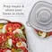 GladWare Home Mini Round Food Storage Containers, Small Food Containers Hold 4 Ounces of Food, 8 Count SetWith Glad Lock Tight Seal, BPA Free Containers and Lids