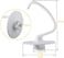 خطاف عجين بديل من Poweka K45DH C متوافق مع ملحقات خلاطات Kitchen-Aid K45 K45SS KSM90 KSM110 KSM150 KSM75 سعة 4.5 كوارت ذات الرأس المائل، خطاف عجين غير لاصق