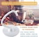 خطاف عجين بديل من Poweka K45DH C متوافق مع ملحقات خلاطات Kitchen-Aid K45 K45SS KSM90 KSM110 KSM150 KSM75 سعة 4.5 كوارت ذات الرأس المائل، خطاف عجين غير لاصق