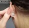 Anchora Original Magic Earring Lifters and Earring Backs &ndash; 3 Pairs of Hypoallergenic Adjustable Earring Lifts - Pairs of Earring Backs&ndash; Easy to Use, Drooping Earrings (silver/gold
