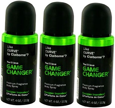 Parfums De Coeur Game Changer 4 oz Fragrance Body Spray (Pack of 3
