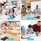 ماكينة تجليد MAKEASY، 21 ثقبًا، 450 ورقة، ماكينة تثقيب ورق مع مجموعة أدوات بدء التشغيل، 100 قطعة من حلقات التجليد الحلزونية PVC مقاس 3/8 بوصة، ماكينة تجليد حلزونية لمقاس A4/A5