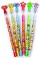 TINYMILLS Tiny Mills 24 Pcs Emoji Multi Point Stackable Push Pencil Assortment with Eraser for Emoji Birthday Party Favor Prize Carnival Goodie Bag Stuffers Classroom Rewards Pinata Fillers