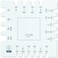 Clover Swatch RulerNeedle Gauge White 1 Pack 3200