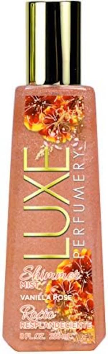Luxe Perfumery Shimmer Fragrance Mist Vanilla Rose, 8.0 Fluid Ounce
