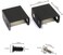Maxmoral 1-Pack Dual Fan Mount Rack PCI Slot Bracket for Video Card DIY Support 9cm/12cm Fan Computer Radiator Holder