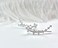 Elensan Ear Jewelry for Women 7 Star Ear Cuffs Climber Earrings 925 Sterling Silver Hypoallergenic Earring with Cubic Zirconia for Birthday Gift