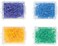 Jadeshay Dental Wedges, 400pcs 4 Box 4 Color Disposable Plastic Wave Shape Dental Fixing Wedge with Hole for Professional Dental