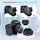 Kiwifotos 50mm Reversible Lens Hood Shade Fit for Canon EF 50mm f/1.8 STM Lens Replaces Canon ES-68 Hood Tulip Flower Design -Black