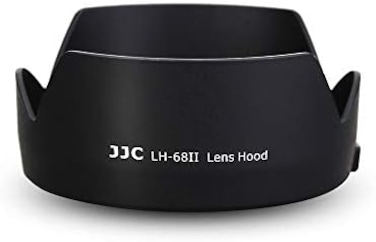 Kiwifotos 50mm Reversible Lens Hood Shade Fit for Canon EF 50mm f/1.8 STM Lens Replaces Canon ES-68 Hood Tulip Flower Design -Black