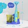 Brusheez (Ollie the Elephant- Kid's Electric Toothbrush Set - Ollie the Elephant - NewImproved with Softer Bristles, Easy-Press Power Button, 2 Brush Heads, Cute Animal Cover, Sand Timer, Rins...