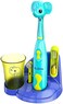 Brusheez (Ollie the Elephant- Kid's Electric Toothbrush Set - Ollie the Elephant - NewImproved with Softer Bristles, Easy-Press Power Button, 2 Brush Heads, Cute Animal Cover, Sand Timer, Rins...