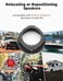 KEMIMOTO 2PCS Angled Speaker Enclosures Boxes Pods, Universal for 6.5" Speakers Compatible with UTVs, RVs, Cars, Boats, Trunks, Trailers for 9.56 Inch Surface Mount (Black