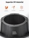 KEMIMOTO 2PCS Angled Speaker Enclosures Boxes Pods, Universal for 6.5" Speakers Compatible with UTVs, RVs, Cars, Boats, Trunks, Trailers for 9.56 Inch Surface Mount (Black
