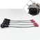 Danbojit 4 Pack 72-5600 Speaker Harness Replacement for Ford Speaker Wire Harness Adapter Replacement for Ford F150 F250 Escape Mustang Lincoln Mercury Mazda Speaker Wiring Harness Adapter