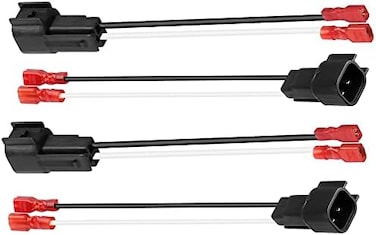 Danbojit 4 Pack 72-5600 Speaker Harness Replacement for Ford Speaker Wire Harness Adapter Replacement for Ford F150 F250 Escape Mustang Lincoln Mercury Mazda Speaker Wiring Harness Adapter
