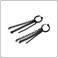 Fusamk Fashion Stainless Steel Long Chain Dangle Earrings Tube Clip On Earrings