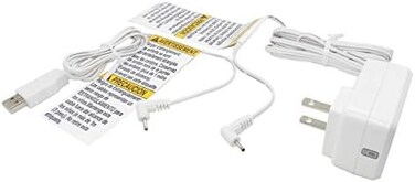 Infant Optics Accessories Official Round-Pin Power Cord Adapter for DXR-8 Monitor Unit (2019 Version DXR-8 or Later