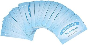 songfir Mint-flavored oral finger wipes teeth whitening wipes oral cleaning wipe (100 Pcs
