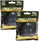 Lock Laces for Boots 2 Pair Premium Heavy Duty Elastic No Tie Boot Laces for Shoes Black, One Size