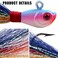 SILANON Bucktail Jigs Saltwater Fluke Lures,5PCS Bucktail Hair Jigs Head Fishing Lure Baits Assorted Kit for Bass Striper Bluefish Surf Fishing 1/4oz 1/2oz 1oz 1.5oz 2oz