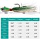 SILANON Bucktail Jigs Saltwater Fluke Lures,5PCS Bucktail Hair Jigs Head Fishing Lure Baits Assorted Kit for Bass Striper Bluefish Surf Fishing 1/4oz 1/2oz 1oz 1.5oz 2oz