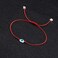 Shonyin Handmade Evil Eye Bracelets Set with Card Red String Bracelet Kabbalah Protection Luck Amulet for Women Men Family Friends