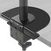 VIVO Steel Reinforcement Bracket Mount Plate for Thin, Glass, and Other Fragile Table Tops, Clamp Compatible with Most Monitor Stand C-Clamp Installations, Black, STAND-AC01R