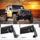 AKD Part Side Brackets, Light Bar Mounting Brackets Kit Universal Side Mount Offroad Truck LED Bar Brackets 2 Pack
