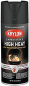 Krylon K01707077 High Heat Spray Paint, 12 Ounce (Pack of 1, Flat Black