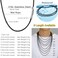PROSTEEL Waxed Rope Braided Leather Necklace Cord Sturdy Soft Comfortable, 16&rdquo;-30&rdquo;, Stainless Steel Durable Clasp, Come Gift Box