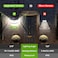 Aootek New Solar Lights 120 LEDs with Lights Reflector,270&deg; Wide Angle, IP65 Waterproof, Easy-to-Install Security Lights for Front Door, Yard, Garage, Deck (4 Pack